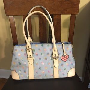 Dooney & Bourke Blue Signature Handbag