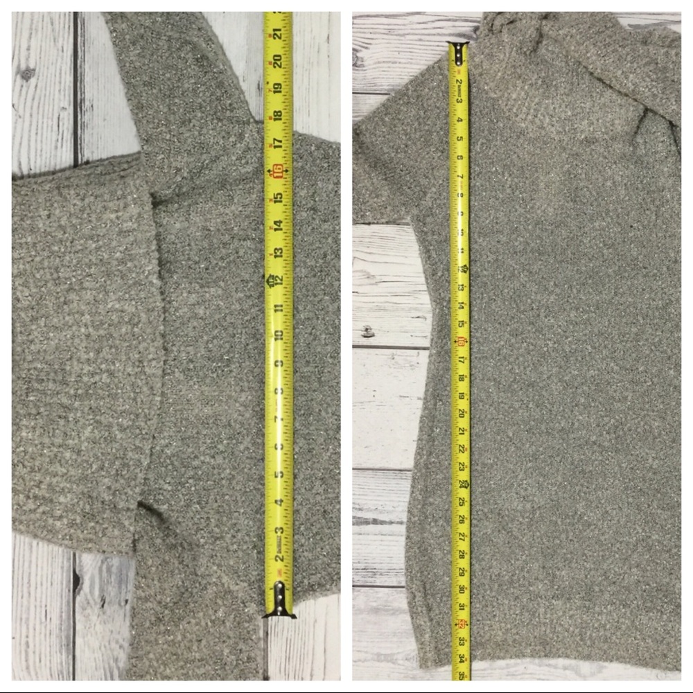 BAR III Silver Metallic Flecked Sweater Dress 💕 - Picture 5 of 5
