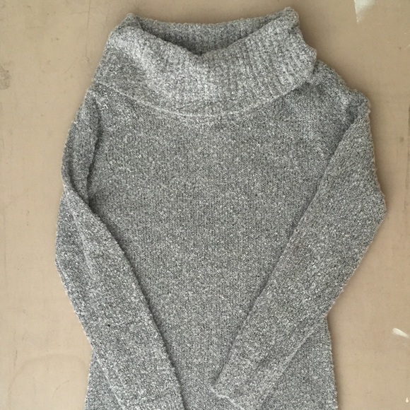 BAR III Silver Metallic Flecked Sweater Dress 💕 - Picture 2 of 5