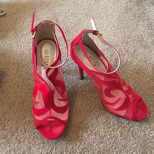 Red heels used once