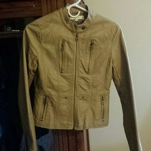 Faux leather jacket
