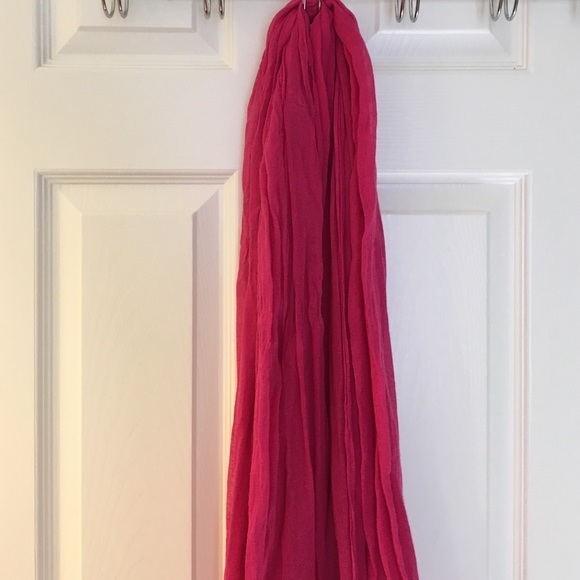 Banana republic hot pink scarf