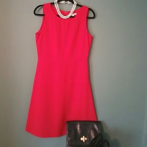 Red A-line Banana Republic dress