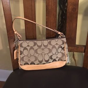 Coach Tan wristlet