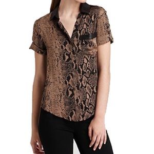 Dolce Vita snake-print blouse