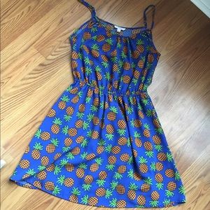 Pineapple Mini Dress