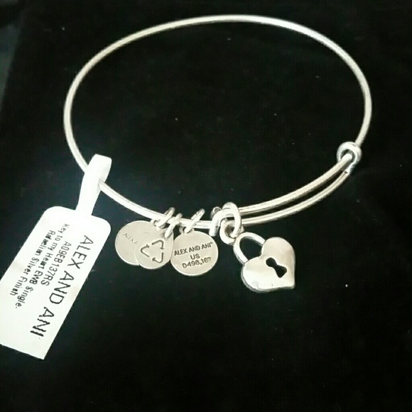 Alex and Ani bracelet "Key to my Heart"
