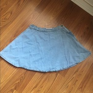 American Apparel Denim Circle Skirt