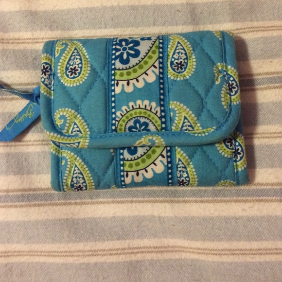 Vera Bradley petite trifold wallet.