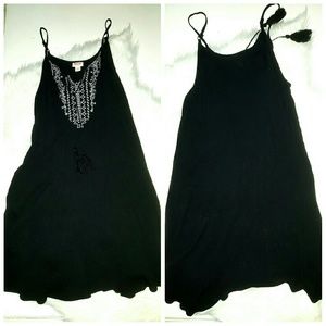 Black baby doll dress, size M/L