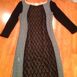 Bailey44  lace overlay and soft jersey lining..