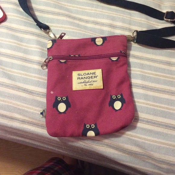 Sloane Ranger owl cross body bag.
