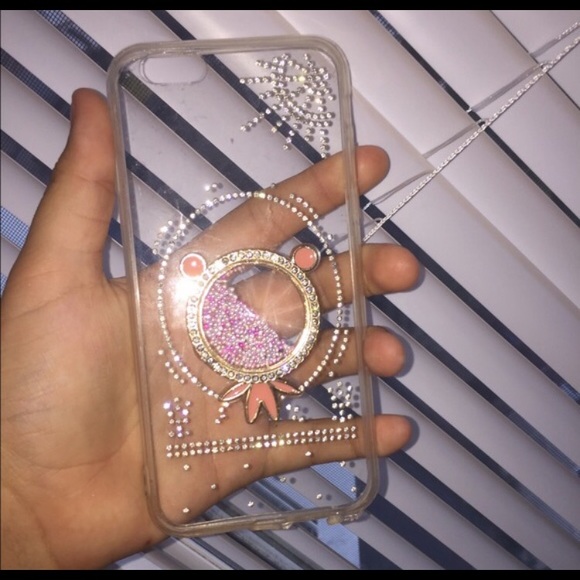 iPhone 6 clear diamond case