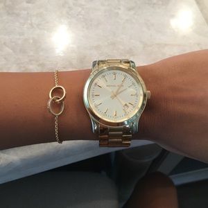 Gold Michael Kors watch
