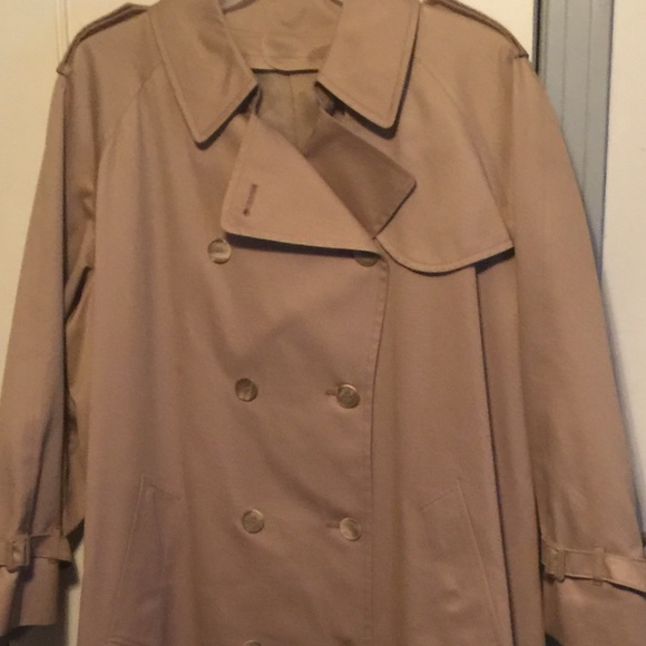 Plus size London Fog Trench Coat Shell