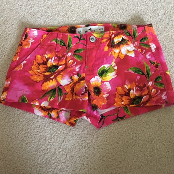 Floral Hollister Shorts