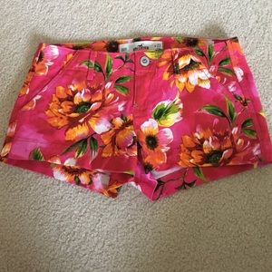Floral Hollister Shorts