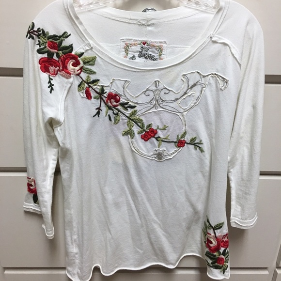 Johnny was floral top