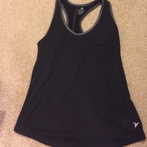 Black and Grey Old Navy Activewear Tank