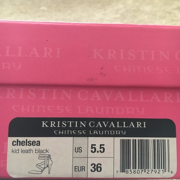 KRISTIN CAVALLARI CHELSEA KID STRAPPY LEATHER PUMP - Picture 3 of 4