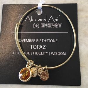 Alex and Ani Topaz bangle
