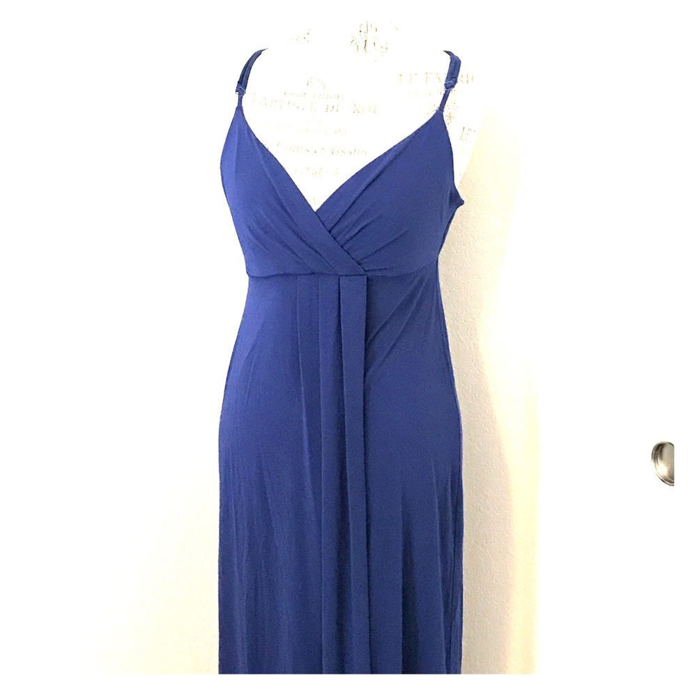 Willi Smith, Navy Blue, Racerback Maxi Dress