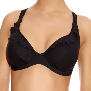 Size 36J Freya In The Mix Banded Halter Bikini Top