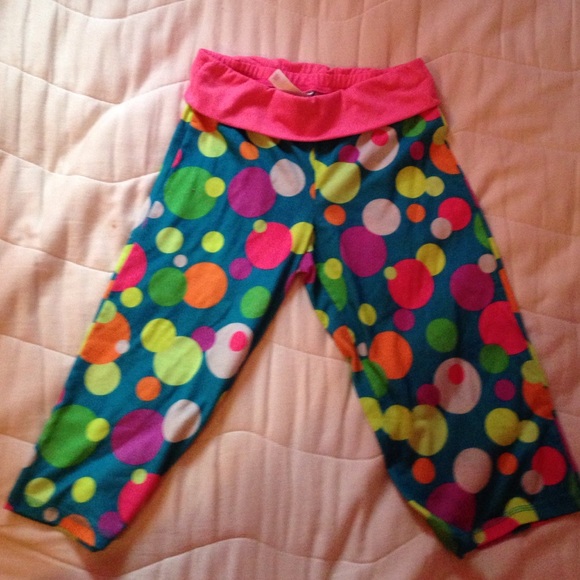Girls polka dot Capri pajama pants - Picture 2 of 2