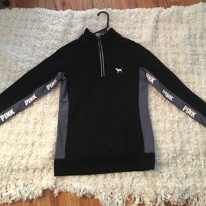 PINK half zip sweatshirt