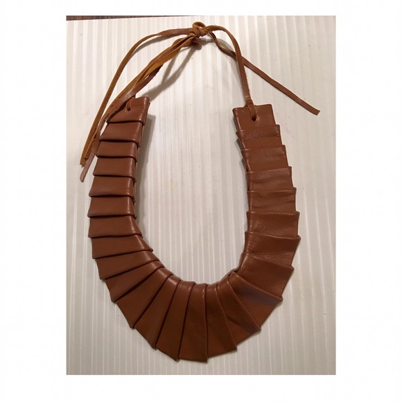ASOS leather necklace