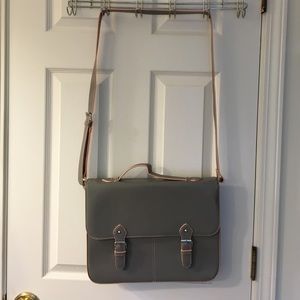 Top shop cross body briefcase bag