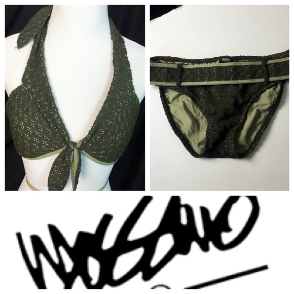 🍃2pc eyelet bikini set-small🍃