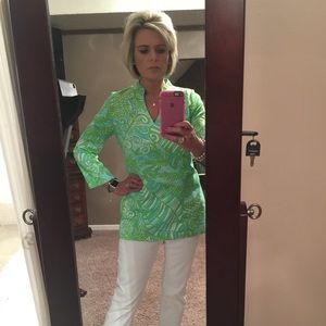 Lilly Pulitzer tunic blouse size small