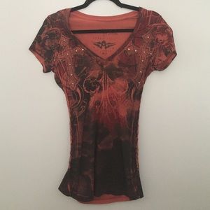 Size S Affliction T shirt