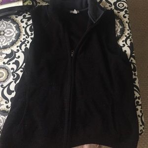 Black Fleece Vest