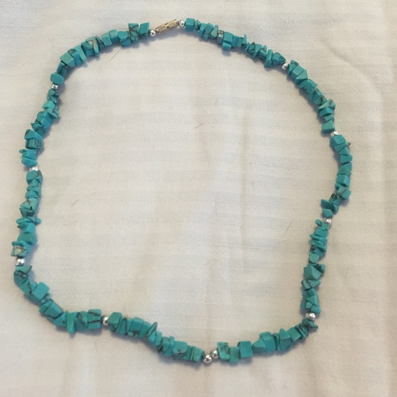 Beautiful teal necklace