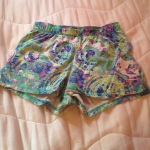 Girls "tie dye" shorts