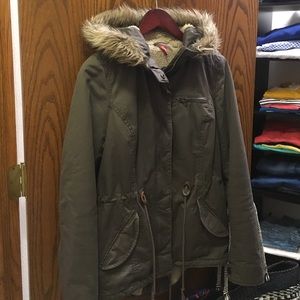 H and M fall coat. Size 6