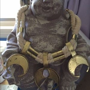 Rope choker necklace