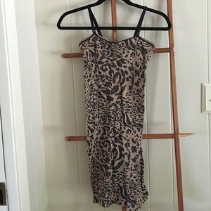 Cheetah patterned free people dress