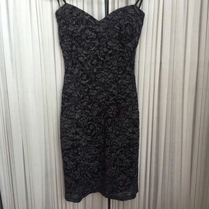 Strapless Lace Dress