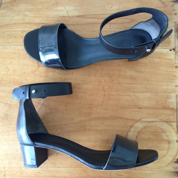Vince Shoes - Vince Block Heel Ankle Strap Sandals Heels 7.5