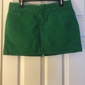 Green skirt