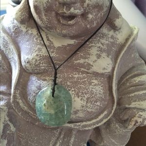 Aqua rock necklace