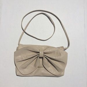 Nude Bow Crossbody/Clutch