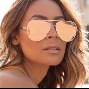 Quay Australia X Desi High Key Sunglasses in Gold