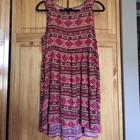 Forever 21 Tribal Print Fit & Flare Dress