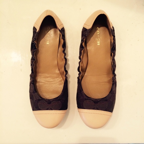 Coach Leather Flats