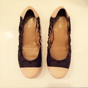 Coach Leather Flats