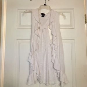 Torrid Open Front Ruffly Vest